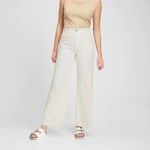 Gap Factory High Rise Wide-Leg Jeans, size 14